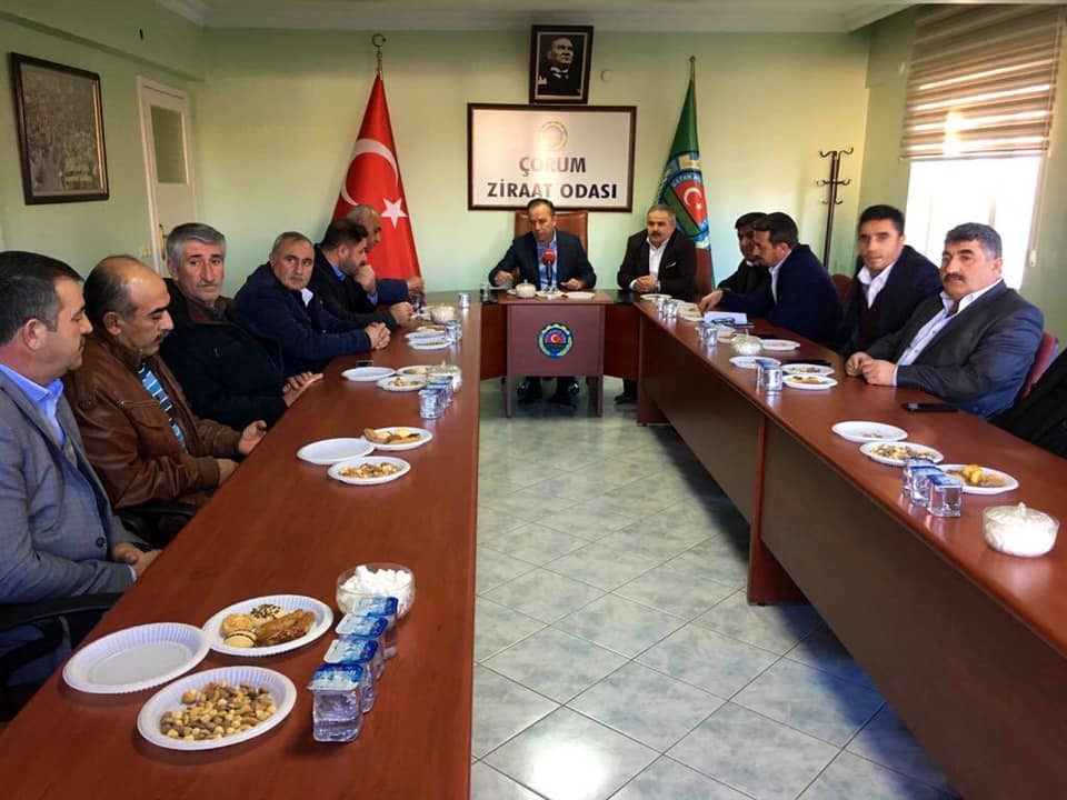 Ceylan,  Ziraat Odası’nda sorun dinledi  