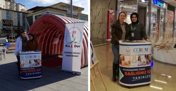 KANSER HAKKINDA BİLGİLENDİRDİLER