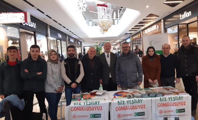 AHLARCI’DAN YEŞİLAY’A TAM DESTEK