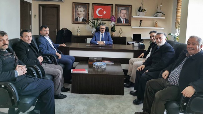 MUHTARLAR AHLATCI’YI ZİYARET ETTİ