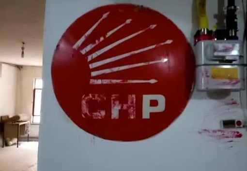 CHP İskilip İlçe teşkilatına boyalı saldırı düzenbleyen provokatör yakalandı